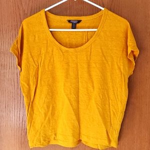 Banana Republic Linen Tee Petite Medium